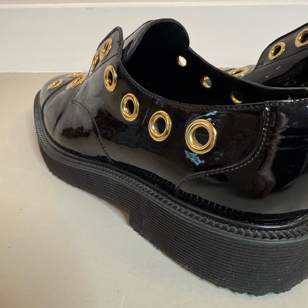 Giuseppe Zanotti Patent Loafers | Size 8.5 | Gold Detail | Authentic - Picture 14 of 17